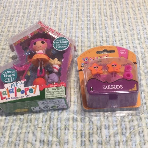lalaloopsy Toys Lalaloopsy Mini Peanut Big Top Doll Matching